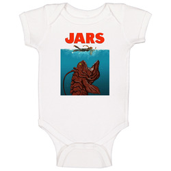 Jars Jar Jar Binks Star Wars Funny Jaws Parody Baby One Piece