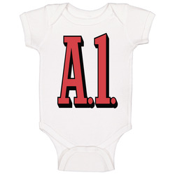 A1 Steak Sauce Bottle Label New Logo Food Costume Baby One Piece