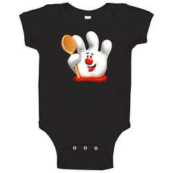 Hamburger Helper Glove Funny Halloween Costume Idea Baby One Piece