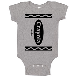 Crayola Azalea Color Crayon Funny Halloween Group Costume Baby One Pie