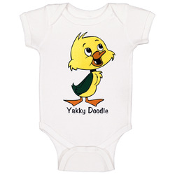 Yakky Doodle Cartoon Duck Baby One Piece