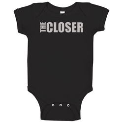 The Closer 2000s Tv Show Fan Logo Baby One Piece