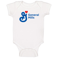 General Mills Food Manufacturer Logo Baby One Piece