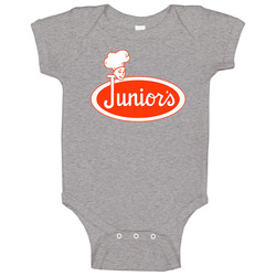 Juniors Most Fabulous Cheesecake New York Restaurant Logo Baby One Pie