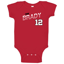 Tom Brady 12 Favorite Player Tampa Bay Football Fan Baby One Piece