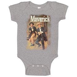 Maverick Retro 50s Tv Show Poster Vintage Unisex Baby One Piece Maverick Retro 50s Tv Show Poster Vintage Unisex Baby One Piece