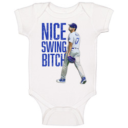 Joe Kelly Nice Swing Bitch Baseball Cool Baby One Piece