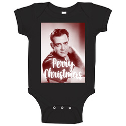 Perry Mason Tv Show Raymond Burr Perry Christmas Funny Baby One Piece