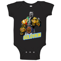 Gennady Golovkin Tripple G Belts Baby One Piece