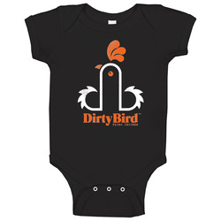 Dirty Bird Fried Chicken Restaurant Logo Cool Baby One Piece