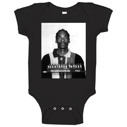 Snoop Dogg 1993 Mugshot Murder Arrest Lapd Retro Baby One Piece