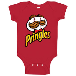 Pringles Logo Popular Chips Brand Snack Food Company Fan Gift Baby One