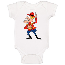 Dudley Do-right Cartoon Retro Cartoon Character Baby One Piece