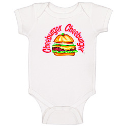 Cheeburger Cheeburger Favourite Food Baby One Piece