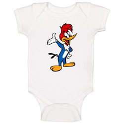Woody Wood Pecker Retro Cartoon Baby One Piece