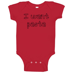 I Want Pasta Master Of None Netflix Original Fan Baby One Piece