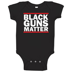Black Guns Matter Political Baby One Piece