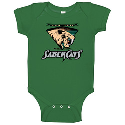 San Jose Saber Cats Arena Football League Team Fan Logo Baby One Piece