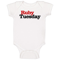 Ruby Tuesday Fast Food Baby One Piece