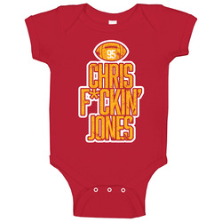 Chris Jones Fcking Kc Kansas City Football Player Fan Baby One Piece