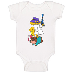 Secret Squirrel Funny Cartoon Baby One Piece