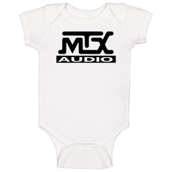 Mtx Sound Car Audio Sub Woofer Logo Baby One Piece