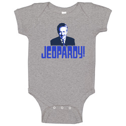 Alex Trebek Jeopardy Game Show Baby One Piece