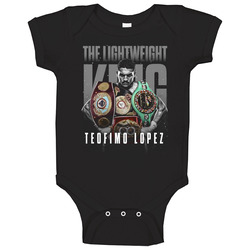 The Lightweight King Teofimo Lopez Boxing Fight Fan Baby One Piece