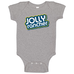 Jolly Ranchers Candy Retro Logo Distressed Vintage Baby One Piece