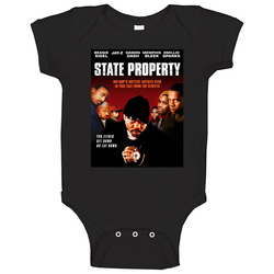 State Property Hip Hop Movie Cover Baby One Piece