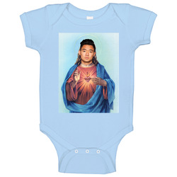 Younghoe Koo Jesus Atlanta Football Fan Baby One Piece