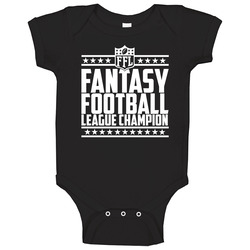 Fantasy Football League Champion Baby One Piece