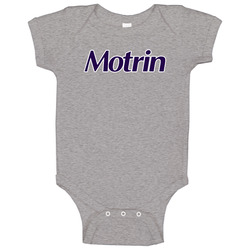 Motrin Best Over The Counter Medication Logo Baby One Piece