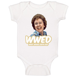 Wwed What Would Edith Do All In The Family Fan Baby One Piece