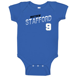 Matthew Stafford 9 Favorite Player Detroit Football Fan Baby One Piece