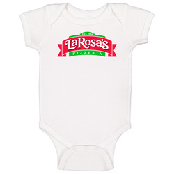 La Rosas Pizzeria Cool Pizza Restaurant Brand Logo Baby One Piece
