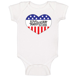 Love American Style Retro 60s 70s Popular Tv Show Baby One Piece