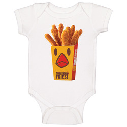 Burger King Chicken Fries Popular Discontinued Food Baby One Piece