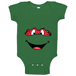 Raphael Ninja Turtle Maternity Pregnant  Costume Baby One Piece