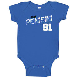 John Penisini 91 Favorite Player Detroit Football Fan Baby One Piece