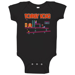 Donkey Kong 1981 Best Video Games Of All Time Baby One Piece