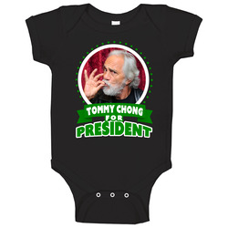 Tommy Chong For President Stoner Baby One Piece