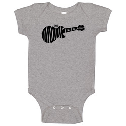 The Monkees Fictional Band Monkees Tv Show Fan Raglan Baby One Piece
