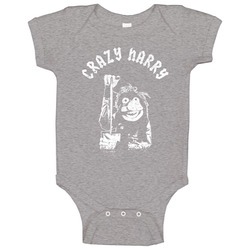 Crazy Harry Muppets Rock Poster Style Vintage Unisex Baby One Piece