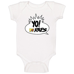 Yo Mtv Raps Retro 80s Tv Show Logo Fan Baby One Piece