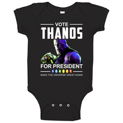 Vote Thanos For President Make Universe Great Again Funny Avengers Ele