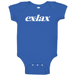 Ex-lax Best Over The Counter Medication Logo Baby One Piece