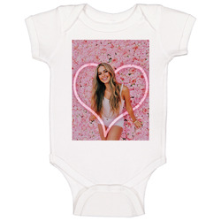 Addison Rae Tik Tok Star Flower Love Baby One Piece