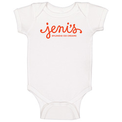 Jenis Splendid Ice Cream Logo Baby One Piece