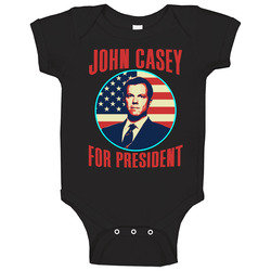 John Casey Chuck For President Spy Tv Fan Baby One Piece